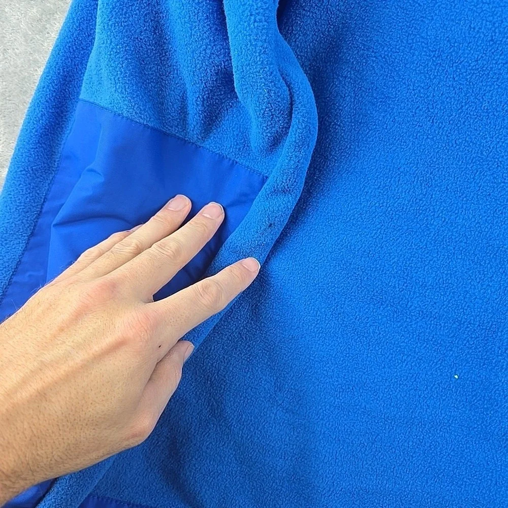 5.11 Tactical Series‎ Jacket Mens XL Cobalt Blue Fleece Full Zip Up Coat Flaw